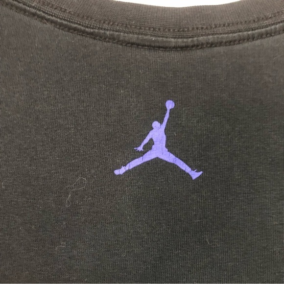 NIKE Air Michael Jordan Black/Blue/Purple T-Shirt Size Med - Picture 5 of 13